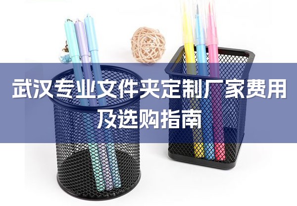 武汉专业文件夹定制厂家费用及选购指南